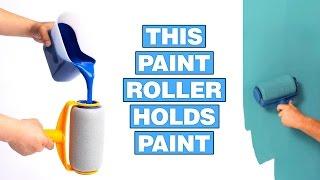 Paint Runner: A Non-Drip Paint Roller That Stores Paint