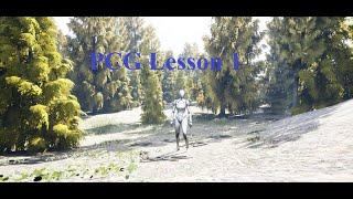 Unreal Engine 5.2 PCG Lesson 1 (Процедурная генерация)