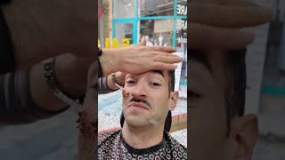 Turkish barber uses "his own" product (very SUS)  #asmr #shave #massage #relaxing