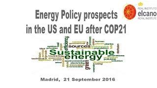 Energy Policy Prospects in the US and EU after COP21 @Rielcano #Marrakech