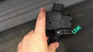 2007 Chrysler Town and Country Sliding Door Lock Actuator Replacement