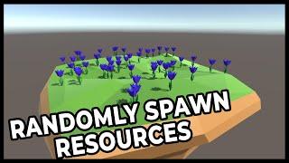 How to Randomly Spawn Resources in Unity 3D in under 7 minutes