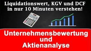 Aktienbewertung in 10 Minuten lernen - Grundlagen der Aktienanalyse und Unternehmensbewertung