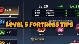 BROKEN LAND LEVEL 5 FORTRESS: LEVEL 20 BLESSINGS BUFF IS OP | INFINITE MAGIC RAID