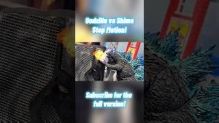 Godzilla vs Shimo Stop Motion (Godzilla X Kong)