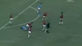 دييغو مارادونا يتلاعب بدفاع نادي ميلان مالديني و باريزي و تاسوتي - 1988