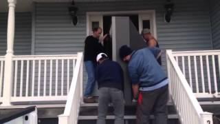Moving a big heavy tv