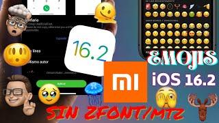 HOW TO GET NEW EMOJIS IOS 16 IN XIAOMI REDMI FROM IPHONE 14 PRO (WITHOUT ZFONT/MTZ/TTF/ROOT)