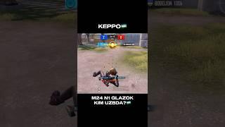 N1 M24 GLAZOK KIM UZBDA? #pubg #pubgmobile #foryou #zava #keppo #tdm #vs #rank #m24 #bag #bug