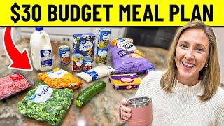 $30 Budget Meal Plan:  Delicious & Cheap Family Dinners!