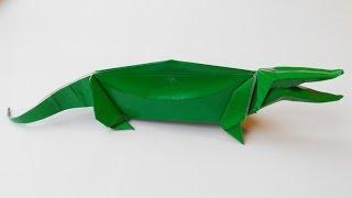 Крокодил оригами, Crocodile origami