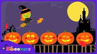 Five Little Pumpkins - The Kiboomers Preschool Songs - Circle Time Halloween Song #shorts