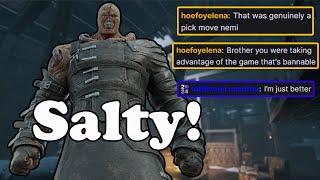 SALTY Survivors Want My NEMESIS BANNED! | Dead by Daylight