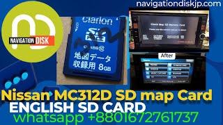 Fix NISSAN MC312D-W Japanese radio map sd card by @Navigationdisk