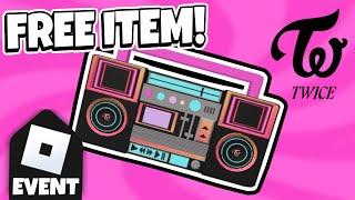 FREE ACCESSORY! How to get the TWICE Boombox for FREE!