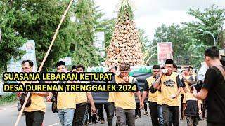 KEMERIAHAN PROSESI ARAKAN TUMPENG KETUPAT DESA DURENAN TRENGGALEK 2024