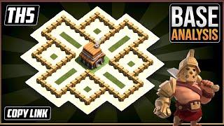 THE ULTIMATE TH5 HYBRID/TROPHY Base 2023!! COC Town Hall 5 (TH5) Trophy Base Design - Clash of Clans