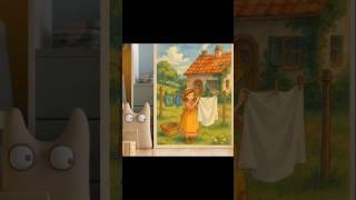 Step into a storybook moment…This Ghibli-inspired cottagecore art print