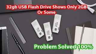 32gb Flash Drive Shows Only 2gb/Problem Solved/By/Information Ocean/In/Urdu