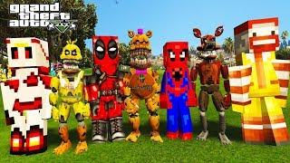 Nightmarish ANIMATRONICS MINECRAFT 5 NIGHTS FREDDY ADVENTURES OF ANIMATRONICS FNAF Animation CARTOON