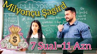 " Milyonçu Şagird ". 7 sual=11Azn . Riyaziyyatdan İntellektual oyun . #riyaziyyat #millionaire