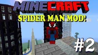 Человек Паук! обзор мода Minecraft "SpiderMan Mod"