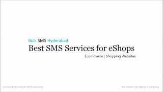 Bulk SMS for Ecommerce Sites