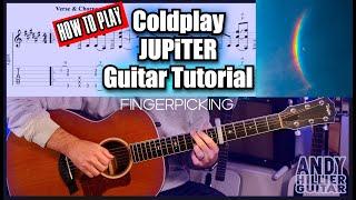 How to play Coldplay - JUPiTER Guitar Tutorial Lesson