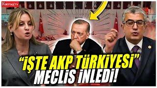 TBMM’de Sağcı ve Solcular AKP’yi Fena Köşeye Sıkıştırdı! “İşte AKP Türkiye’si!”