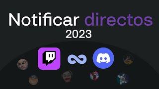 Cómo NOTIFICAR DIRECTOS de TWITCH en DISCORD | Tutorial 2023