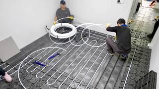 How to Make Floor Heating System With Incredible Speed. Innovative Korean Floor Heating Technology