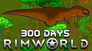 I Survived 300 Days in a Jurassic Park RimWorld