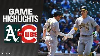 A's vs. Cubs Game Highlights (9/18/24) | MLB Highlights