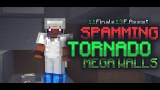 SPAMMING TORNADO IN HOLE - Mega Walls Hypixel