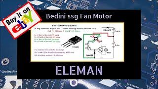 Bedini SSG Motor "SELF OSCILLATING" Cooling Fan & Light | New 2024 Revision PCB | Available on eBay