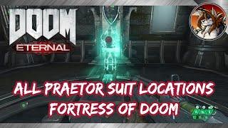 DOOM ETERNAL - All Praetor Suit Tokens Locations in Fortress of Doom