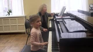 28.02.2019 Second lesson by Mira Marchenko with Ulyana Rodina, classroom of the Central Music School