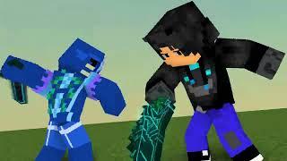 Mine imator fight template by @SashAnimations (GodzillaBoy9000 vs  GalaxyGodzillaGuy)