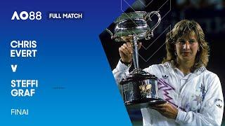 Chris Evert v Steffi Graf Full Match | Australian Open 1988 Final