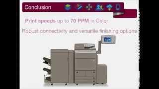 Canon imageRUNNER ADVANCE C9200 Pro Series Product Video