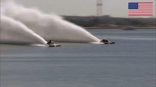 Thailand Diesel Turbo Long tail Boat VS American V8 Jet Boat !!