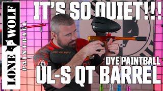 Dye UL-S QT Barrel w/ Tech Silencer | Lone Wolf Paintball