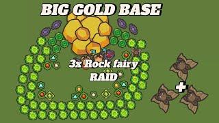 Taming.io - Triple Rock Fairy Destroys Big Gold base