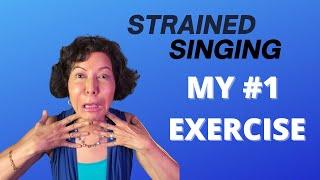 My #1 EXERCISE for STRAINED SINGING VOICE #shorts #singinglessons #vocal strain #voiceteacher
