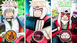 Becoming All Forms Of JIRAIYA in 24 Hours.. - Shindo Life (Roblox)