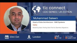 TLC Connect Global - CDO Series - UK Edition Speaker - Muhammad Saleem