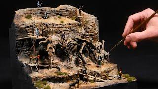 They Hired a Private Army to Protect This Dig Site | DIY Diorama Craft