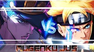 Jotaro K1 V2 vs Adult Boruto V3 [Jojo's Bizarre Adventure vs Boruto] ANIME MUGEN JUS