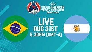 Brazil v Argentina | Full Basketball Game | FIBA South American Women's Championship 2024