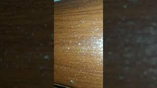 MDF glitter varnish